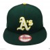NEW ERA 9Fifty Major Oakland Athletics Adjustable Cap Hat Wool Snapback Green  eb-40583668
